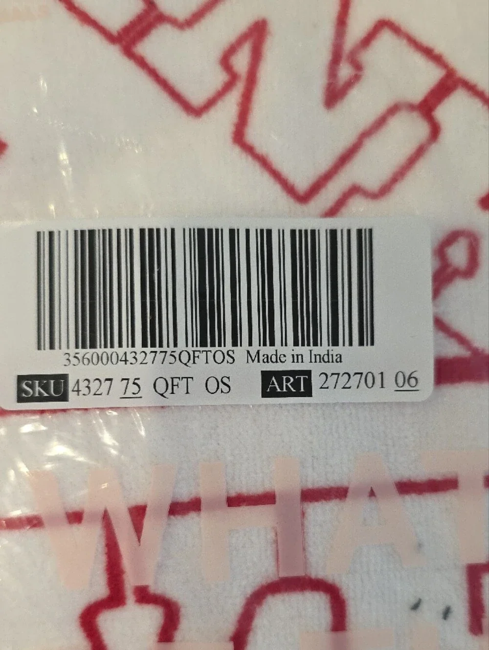 PINK Victoria's Secret White Towel with Pink Logo Print